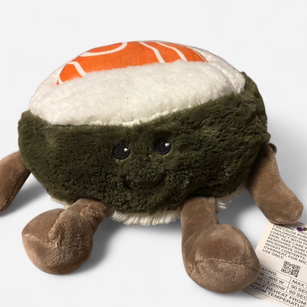 Salmon sushi warmies